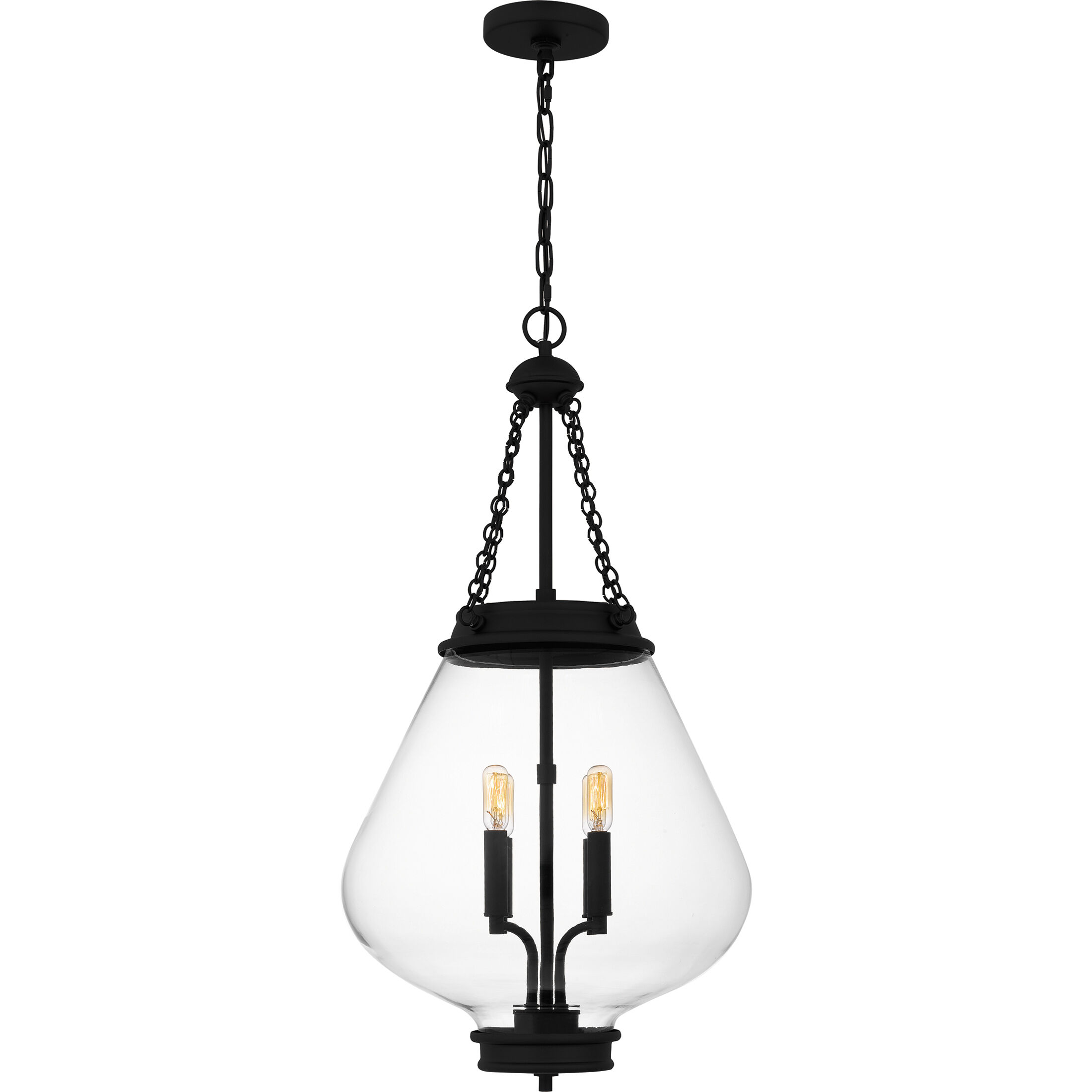 Wallace 4 Light 16 inch Matte Black Pendant Ceiling Light