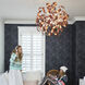 Ribbons 12 Light 23 inch Satin Copper Pendant Ceiling Light