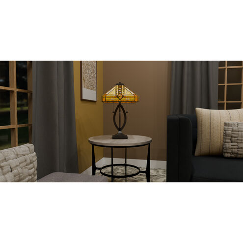 Yellowstone 22.75 inch 75.00 watt Matte Black Table Lamp Portable Light