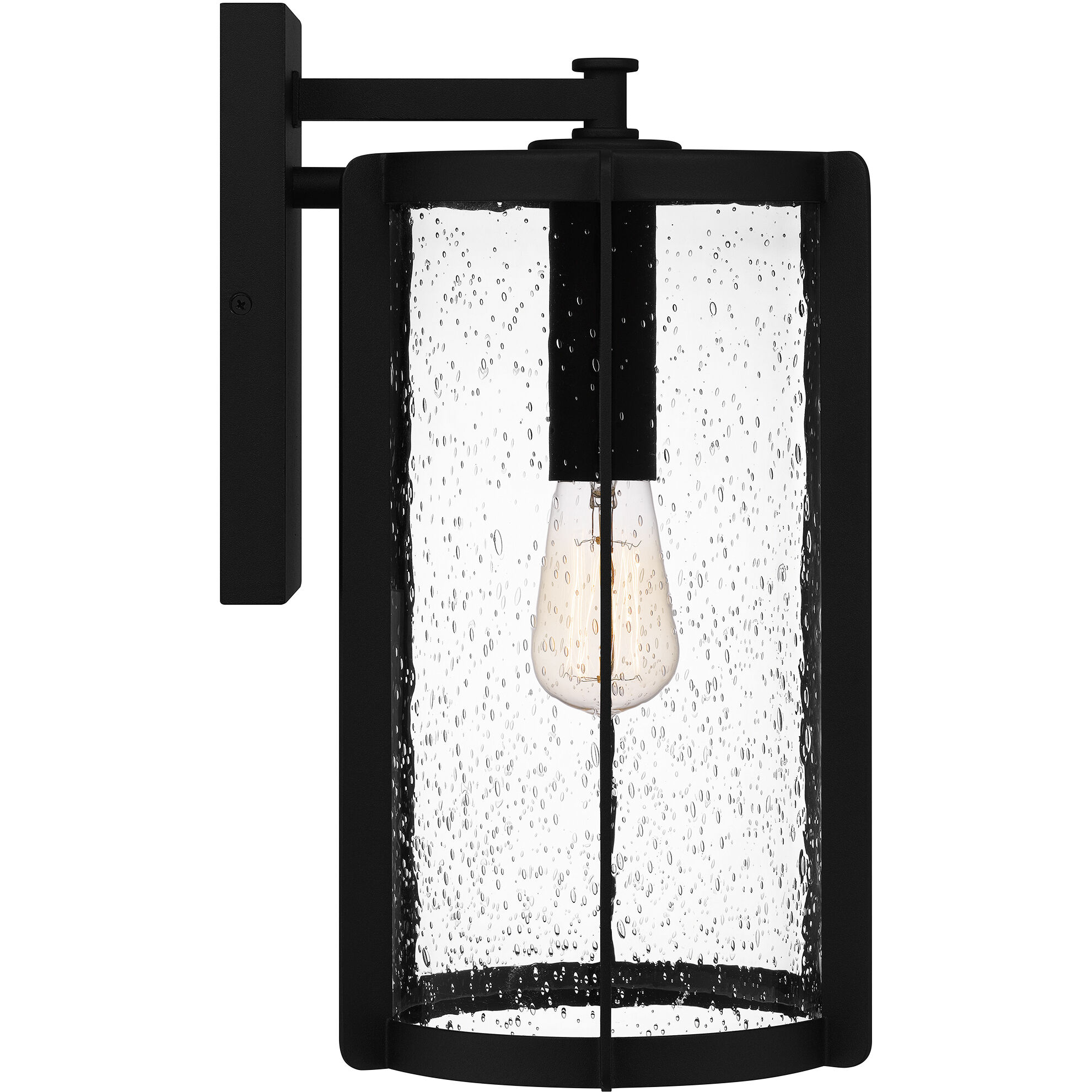 Hazel 1 Light 16 inch Earth Black Outdoor Wall Lantern