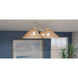 Graft 4 Light 24 inch Matte White Semi-Flush Mount Ceiling Light, Extra Large