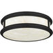 Colette 16.25 inch Matte Black Flush Mount Ceiling Light