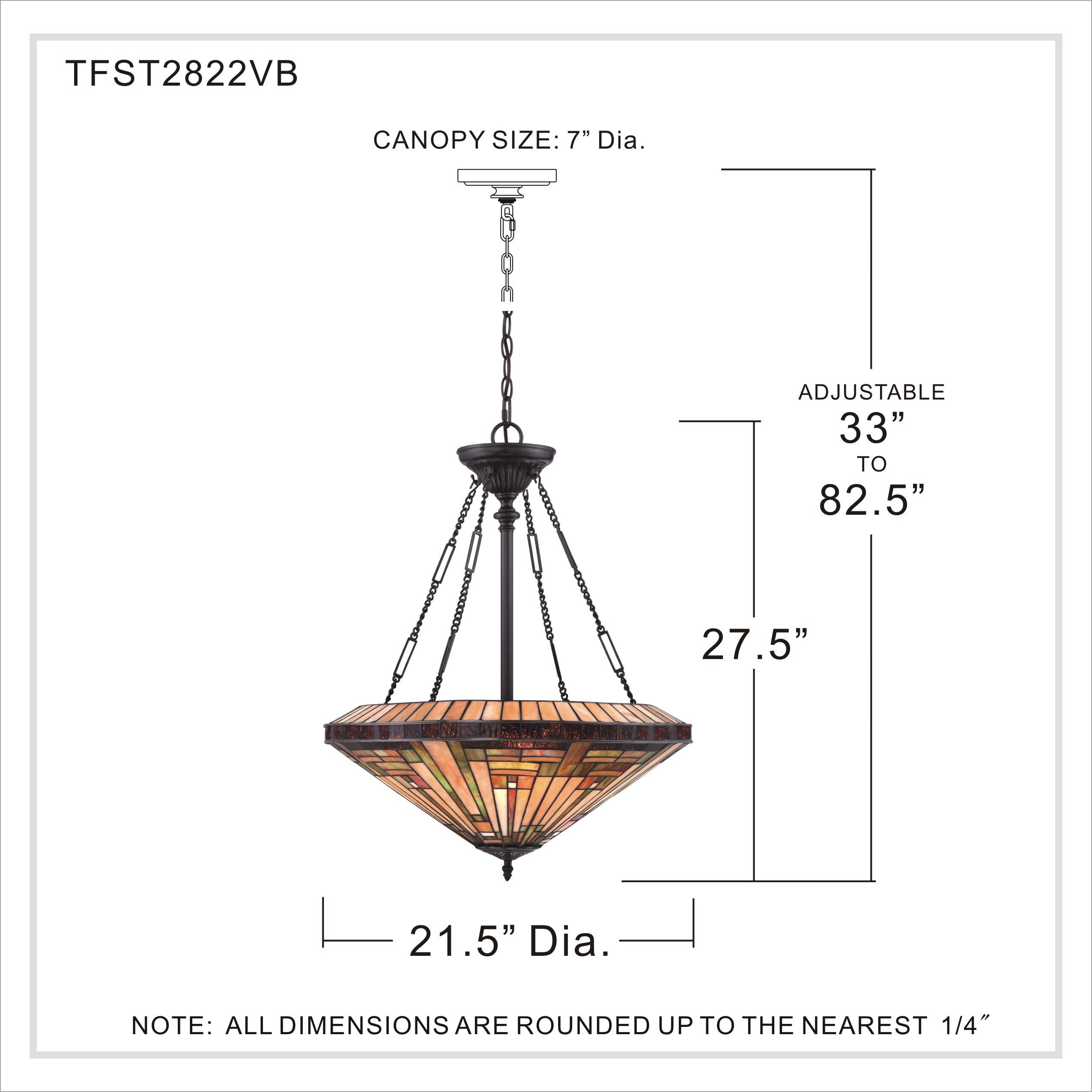 Quoizel TFST2822VB Stephen 4 Light 22 inch Vintage Bronze