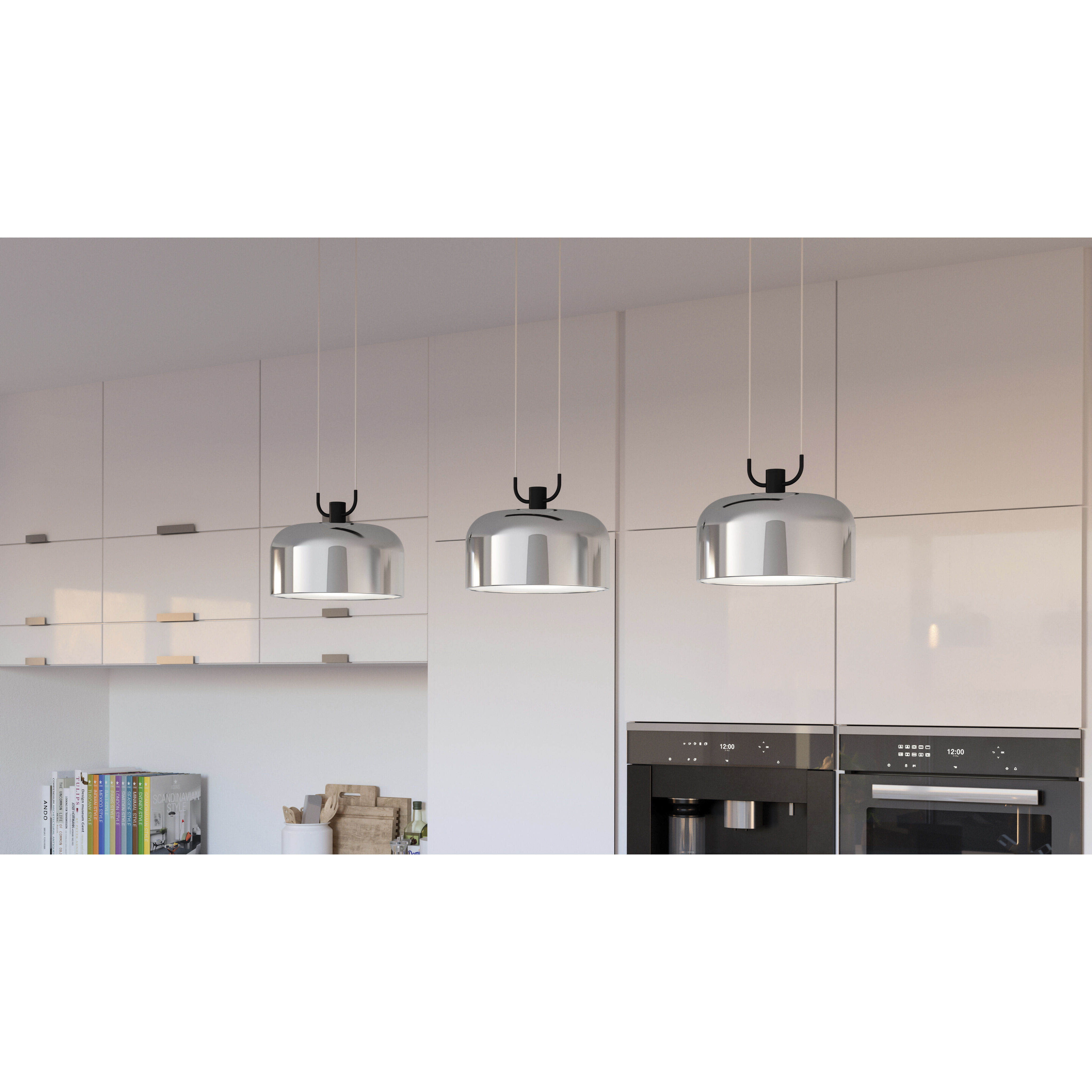 Gabriel 35.5 inch Matte Black Island Light Ceiling Light