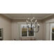 Blanche 15 Light 32 inch Matte Black Chandelier Ceiling Light