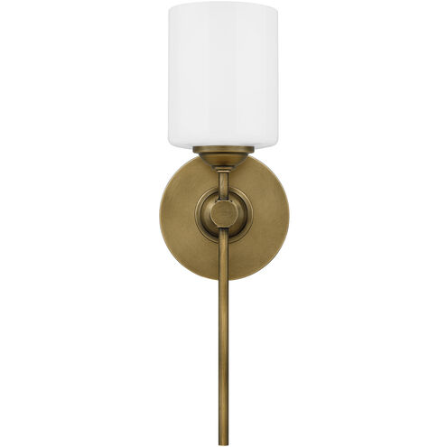 Aria 1 Light 5 inch Weathered Brass Wall Sconce Wall Light