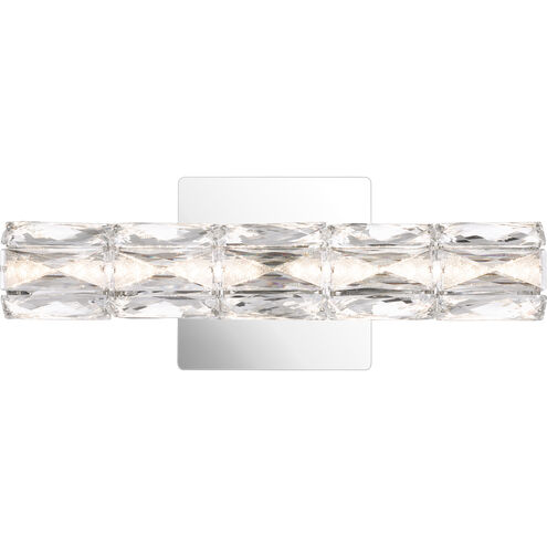Luster LED 15 inch Polished Chrome Vanity Light Wall Light