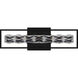 Dazzle LED 24 inch Matte Black Bath Light Wall Light, Medium