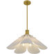 Milton 5 Light 25.25 inch Light Gold Pendant Ceiling Light