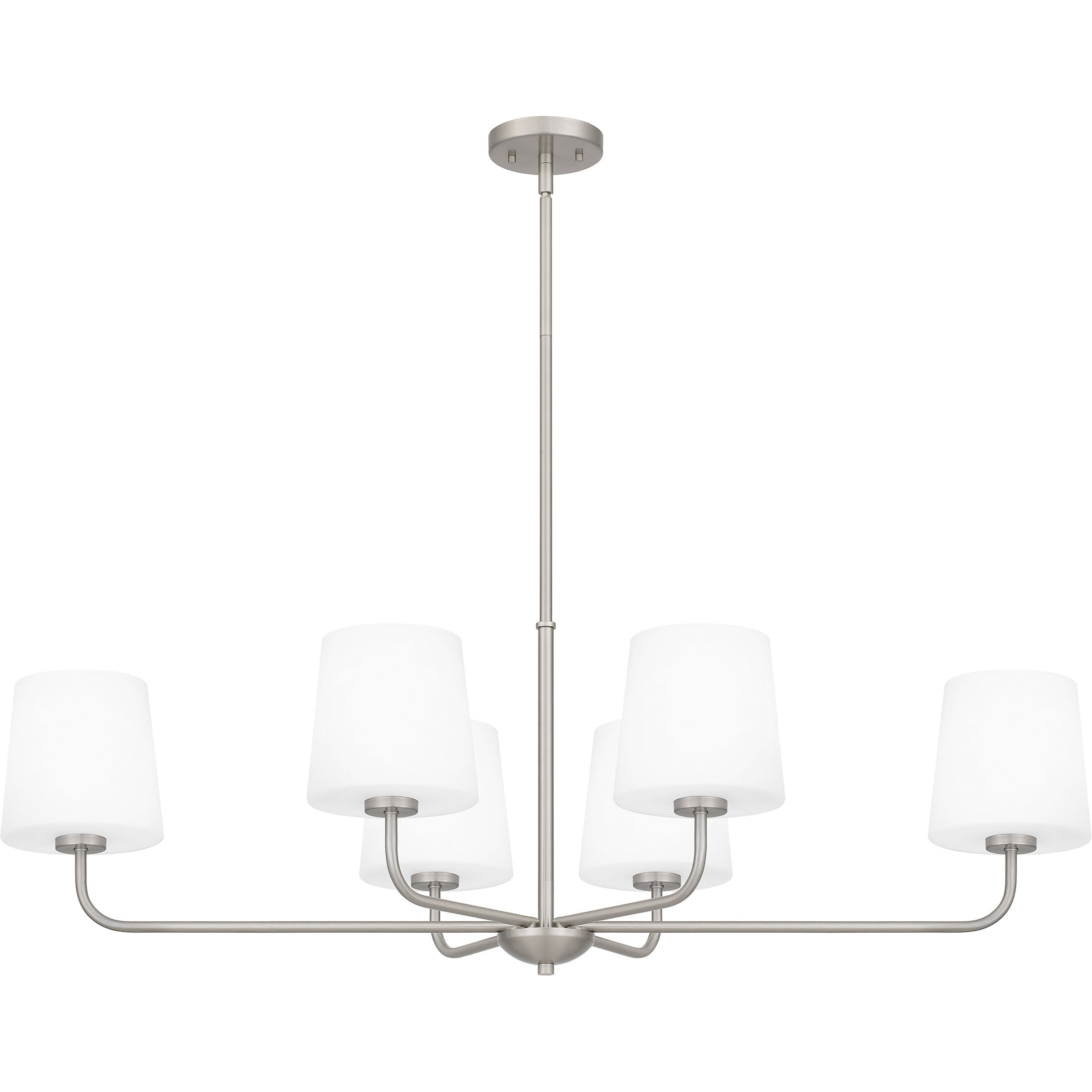 Gallagher 6 Light 42 inch Brushed Nickel Island Light Ceiling Light