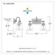 Nicholas 2 Light 15 inch Brushed Nickel Bath Light Wall Light