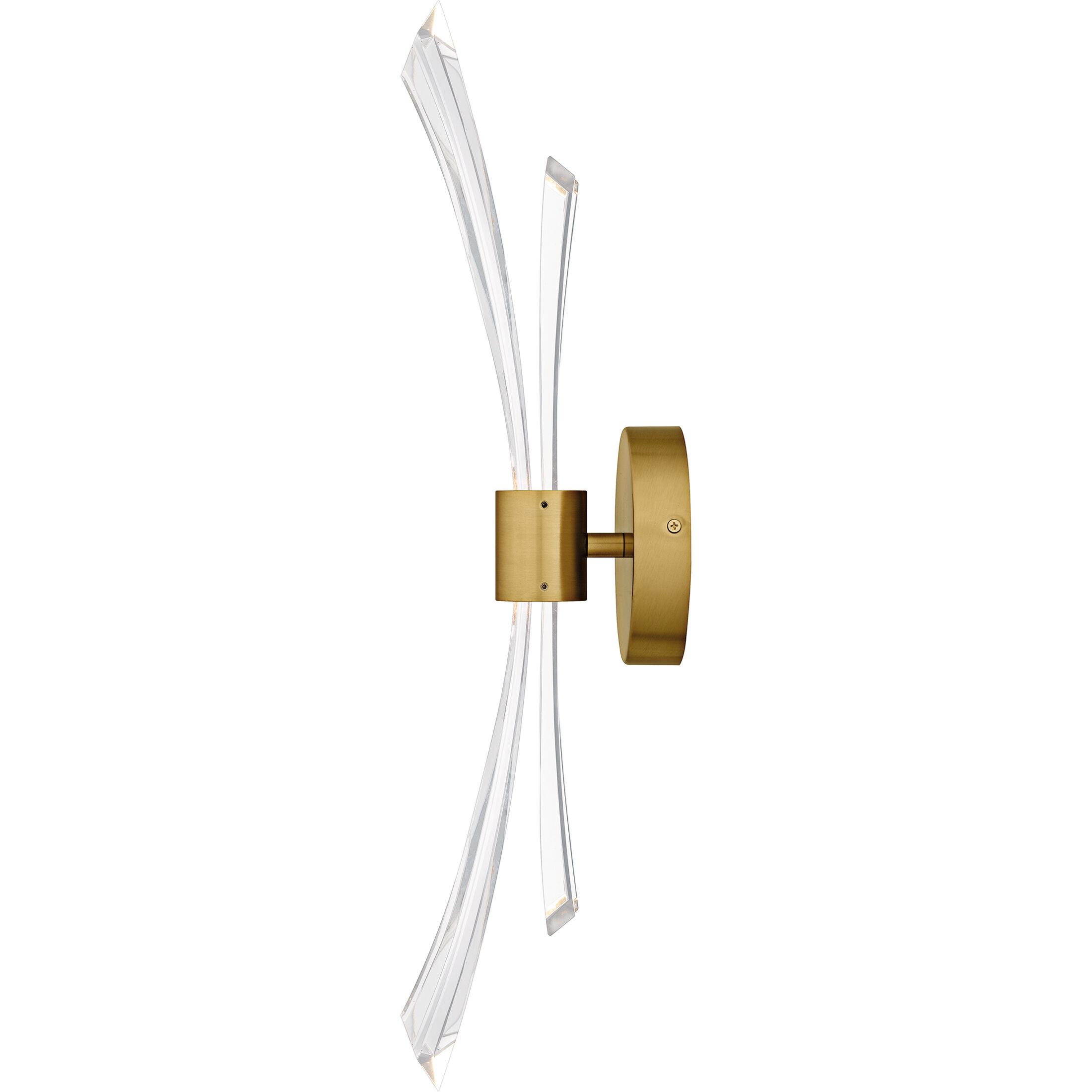 Cecily Wall Sconce Wall Light in Brushed Gold, Small