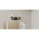 Almany 2 Light 15.25 inch Matte Black Bath Light Wall Light, Medium