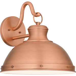 Jameson 1 Light 14 inch Aged Copper Outdoor Wall Lantern