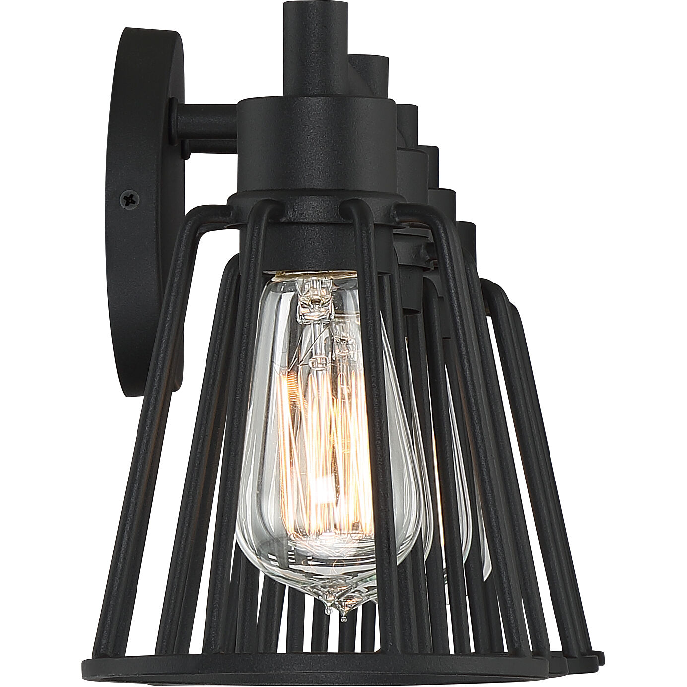 Atticus 4 Light 32 inch Earth Black Vanity Light Wall Light