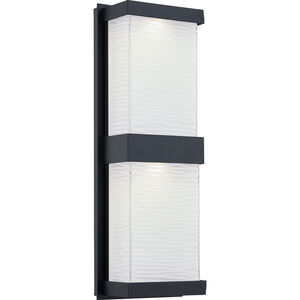 Celine LED 18 inch Matte Black Outdoor Wall Lantern