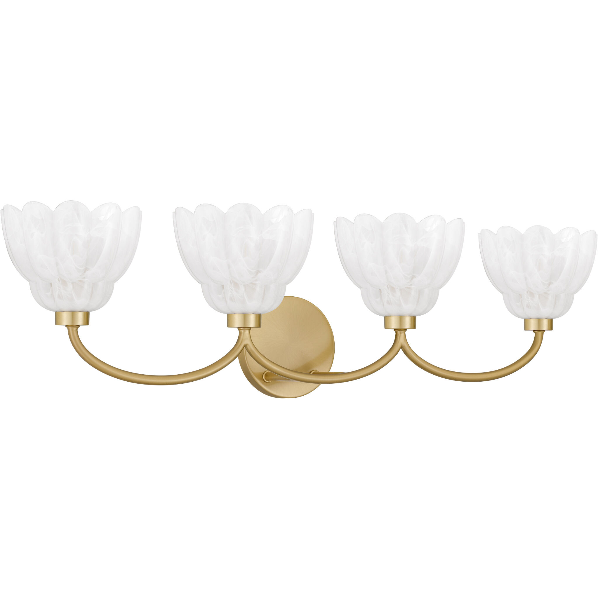 Whitecap Vanity Light Wall Light in Brushed Gold