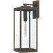 Westover 1 Light 20 inch Industrial Bronze Outdoor Wall Lantern