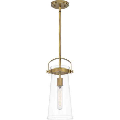 Stella 1 Light 7 inch Weathered Brass Mini Pendant Ceiling Light