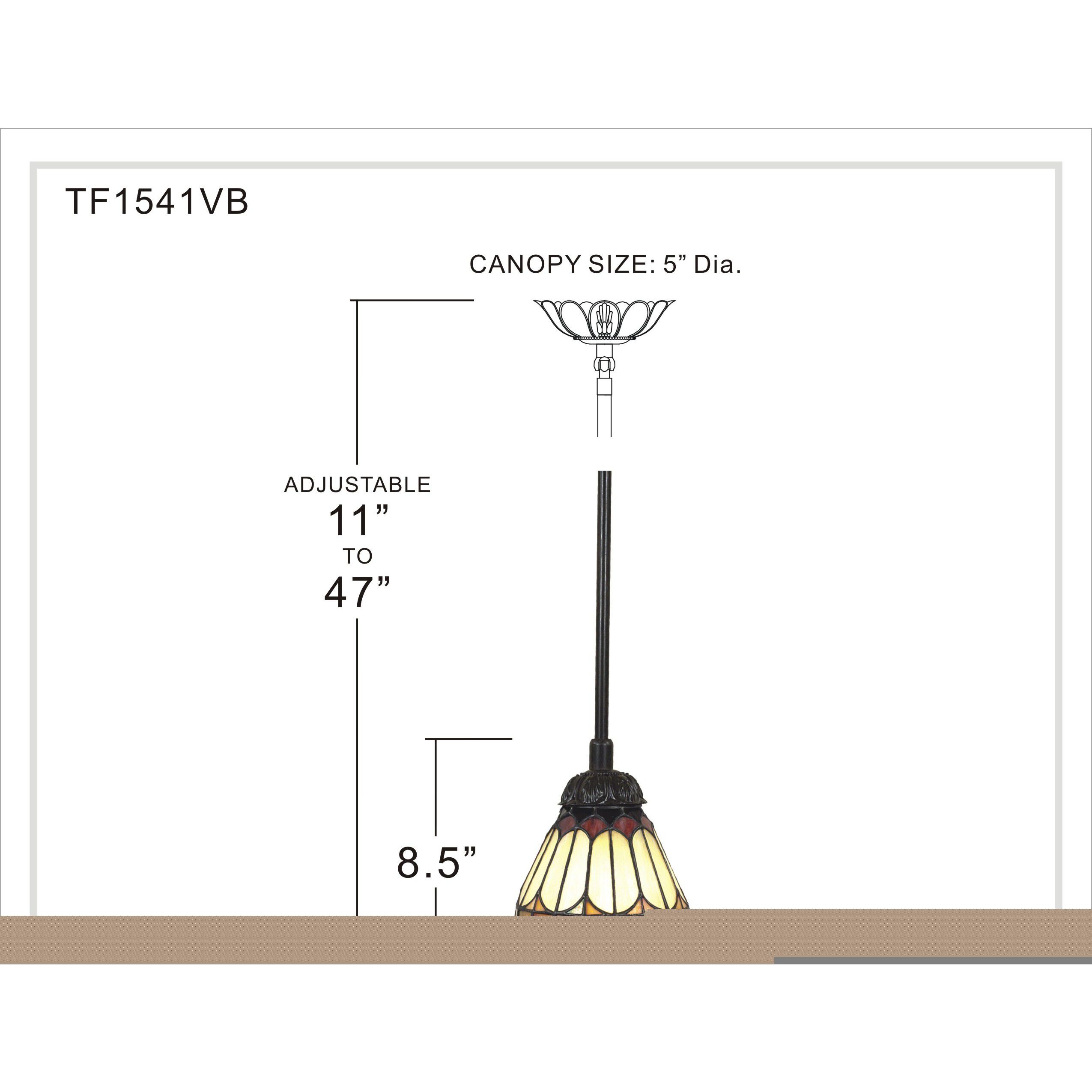 West End 1 Light 6 inch Vintage Bronze Mini Pendant Ceiling Light, Naturals
