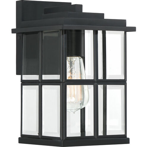 Mulligan 1 Light 11 inch Matte Black Outdoor Wall Lantern