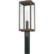 Westover 1 Light 21 inch Industrial Bronze Outdoor Post Lantern
