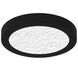 Outskirts LED 7.5 inch Earth Black Flush Mount Ceiling Light, Small