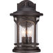 Marblehead 3 Light 15 inch Palladian Bronze Outdoor Wall