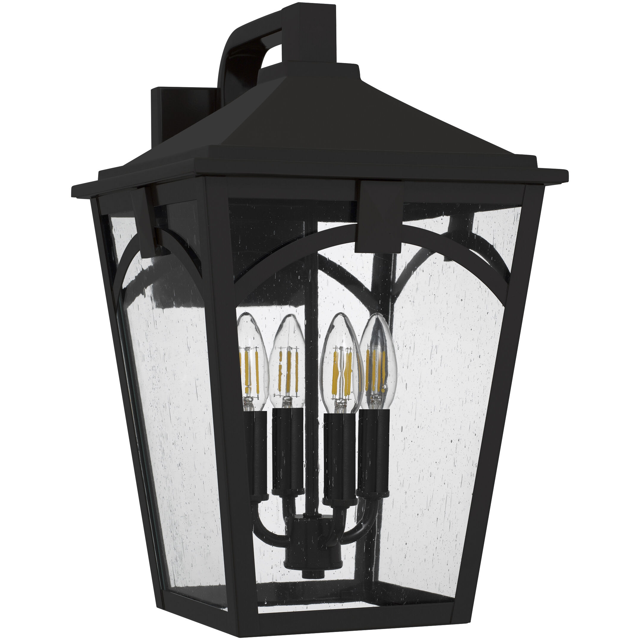 Jaxon 4 Light 17.25 inch Western Bronze Outdoor Wall Lantern