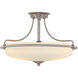 Griffin 4 Light 21 inch Antique Nickel Semi-Flush Mount Ceiling Light