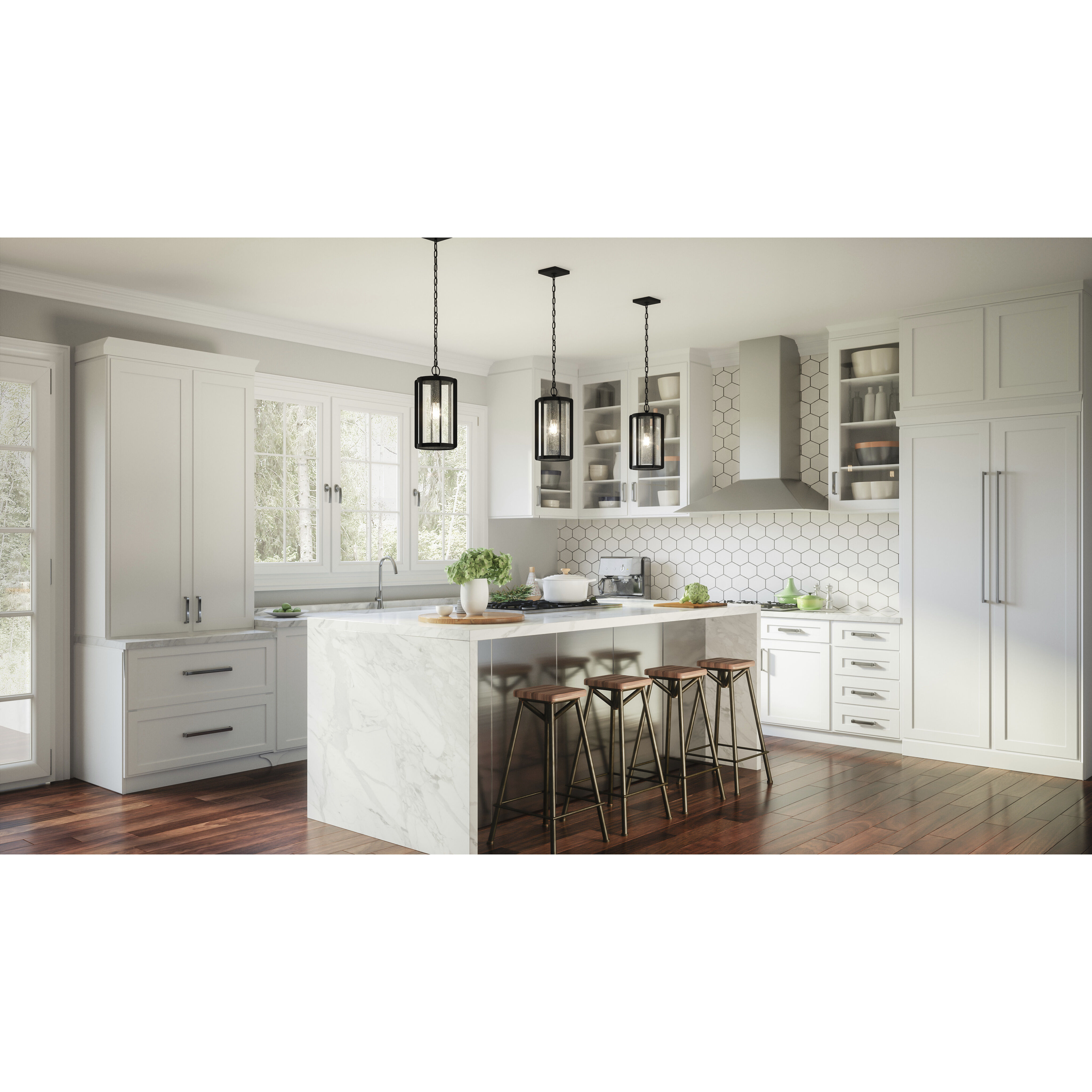 Hazel 1 Light 9 inch Earth Black Outdoor Hanging Lantern