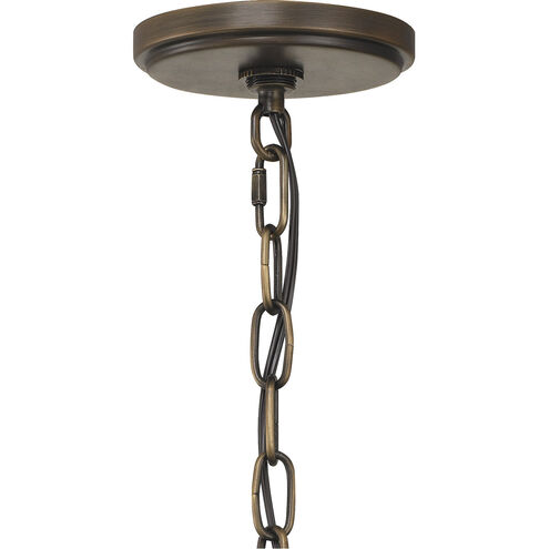 Merle 1 Light 9 inch Statuary Bronze Outdoor Hanging Lantern, Large