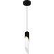 Alys LED 2.5 inch Matte Black Mini Pendant Ceiling Light, Small