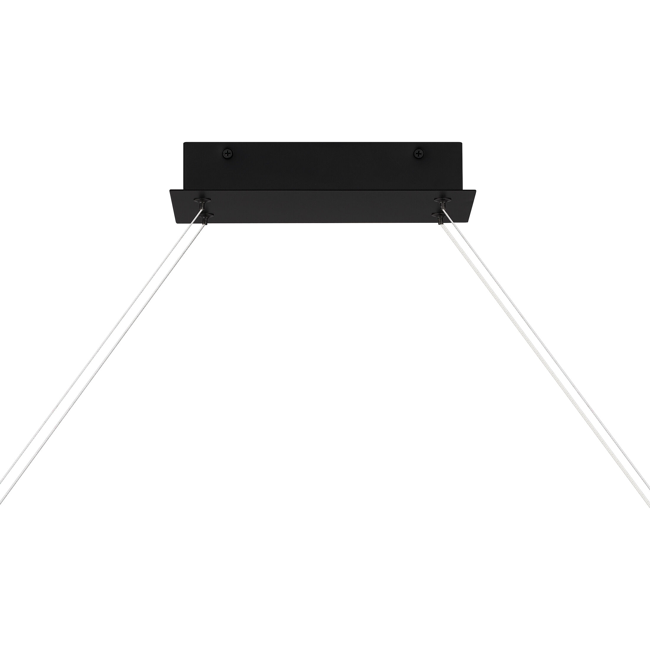 Bleecker 39 inch Matte Black Island Light Ceiling Light