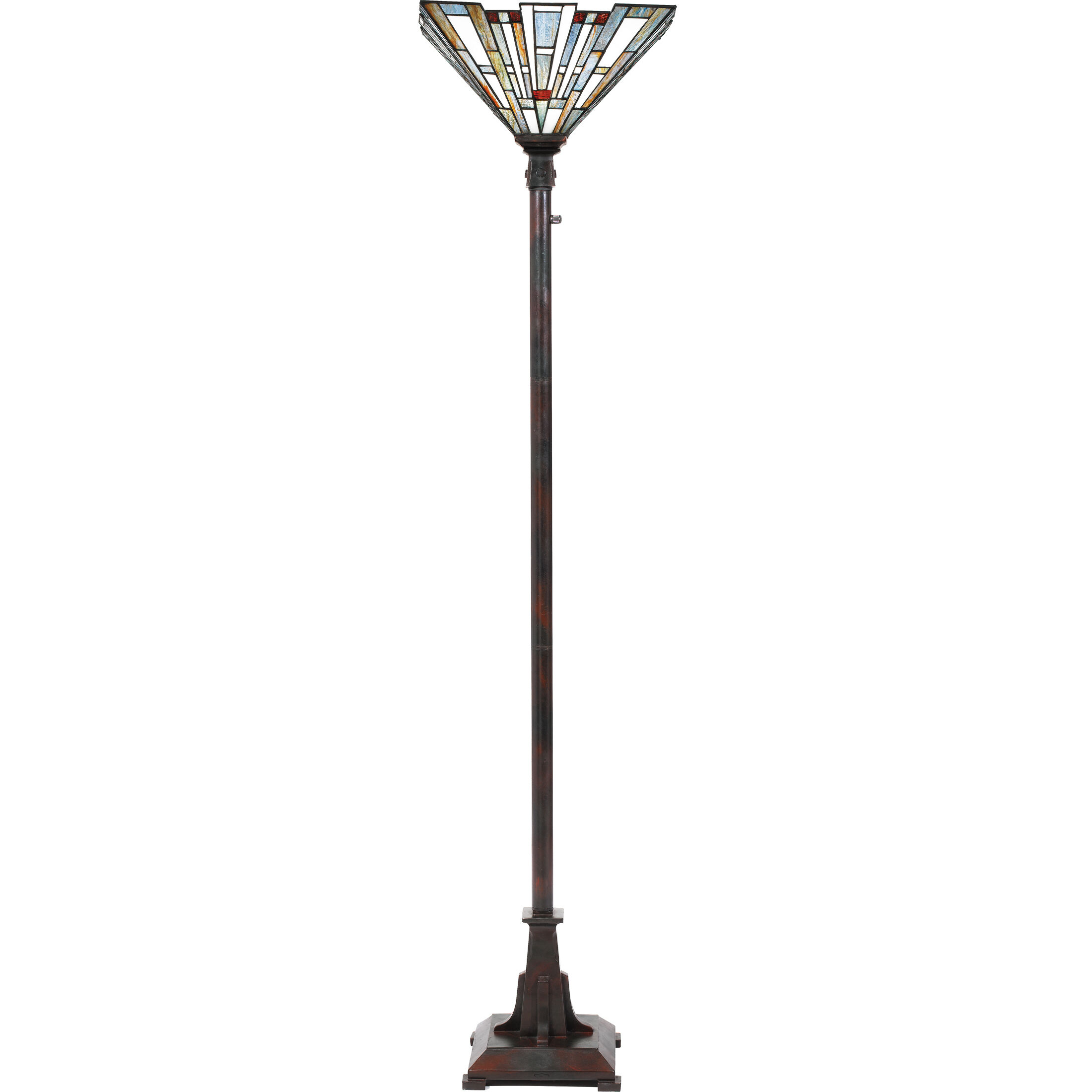 Maybeck 71 inch 150 watt Valiant Bronze Torchiere Portable Light