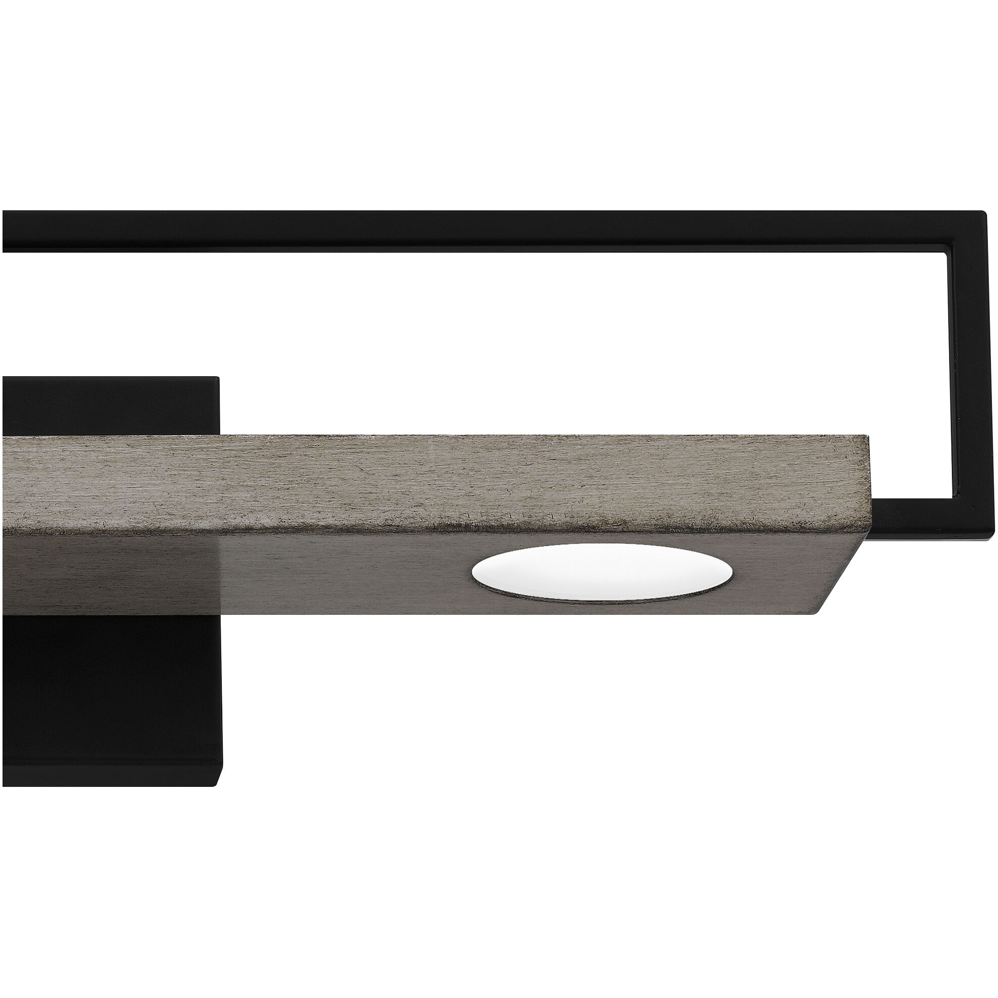 Winnett LED 24 inch Matte Black Bath Light Wall Light