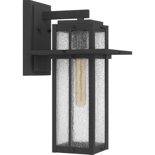 Randall 1 Light 17 inch Mottled Black Outdoor Wall Lantern, Large