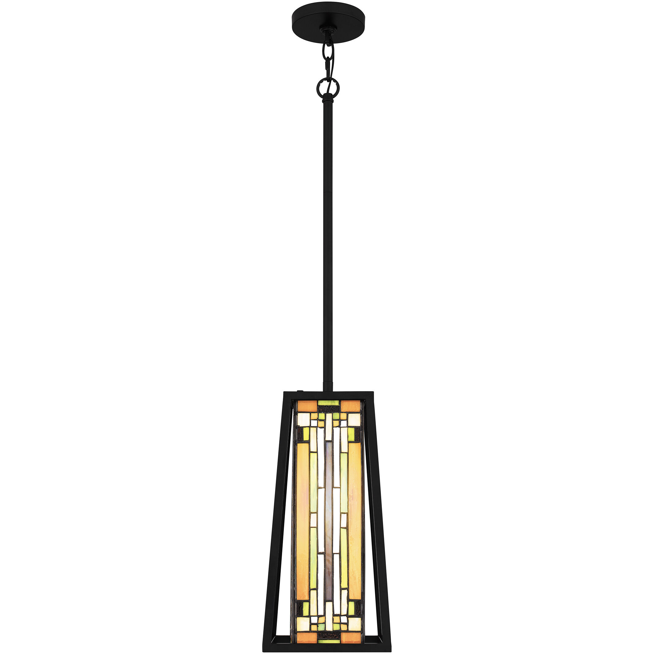 Sierra 1 Light 7.25 inch Matte Black Mini Pendant Ceiling Light, Small