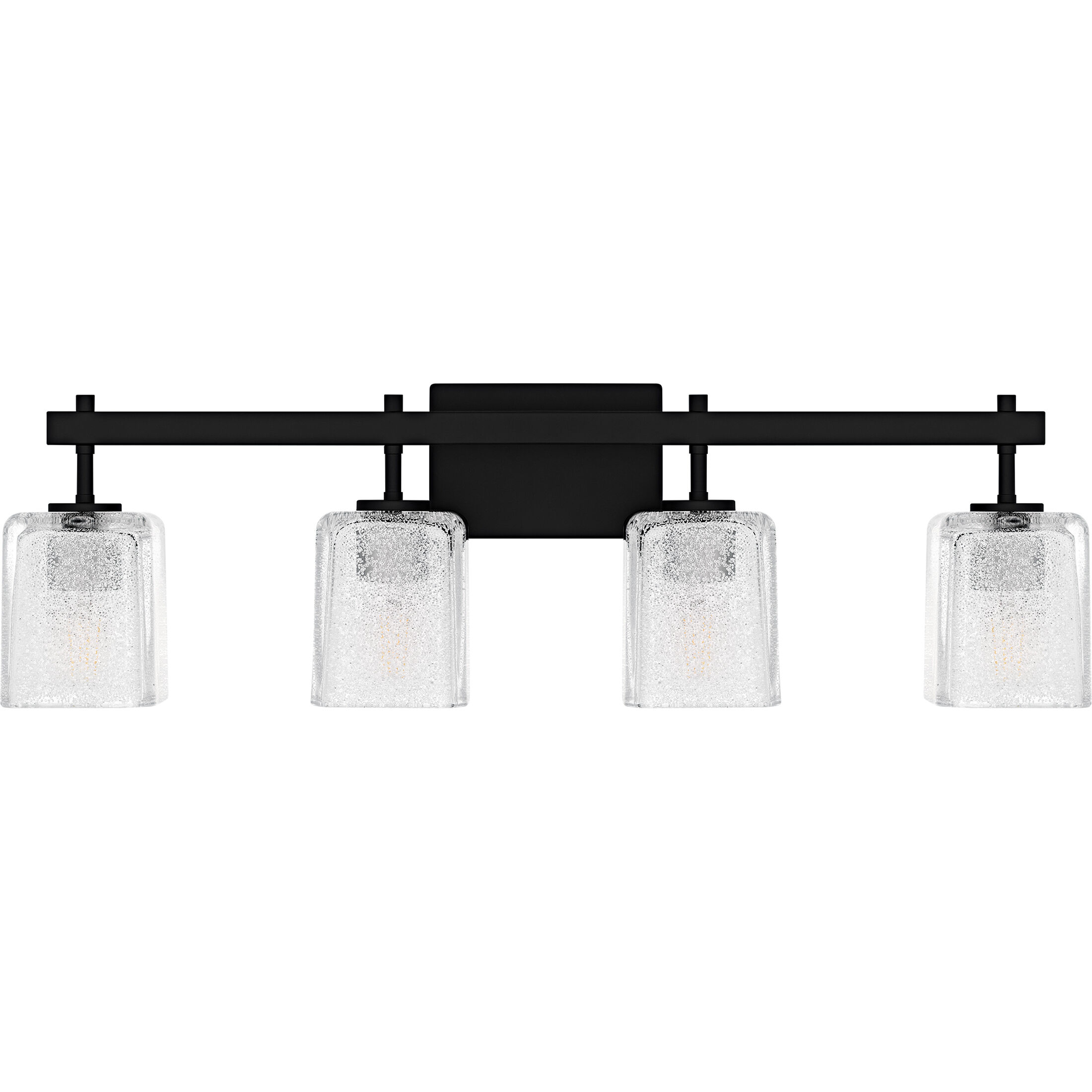 Brenthouse 4 Light 31.5 inch Matte Black Bath Light Wall Light, Extra Large