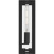 Young 1 Light 14 inch Matte Black Outdoor Wall Lantern