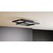 Lawless LED 36 inch Matte Black Semi-Flush Mount Ceiling Light, Extra Large