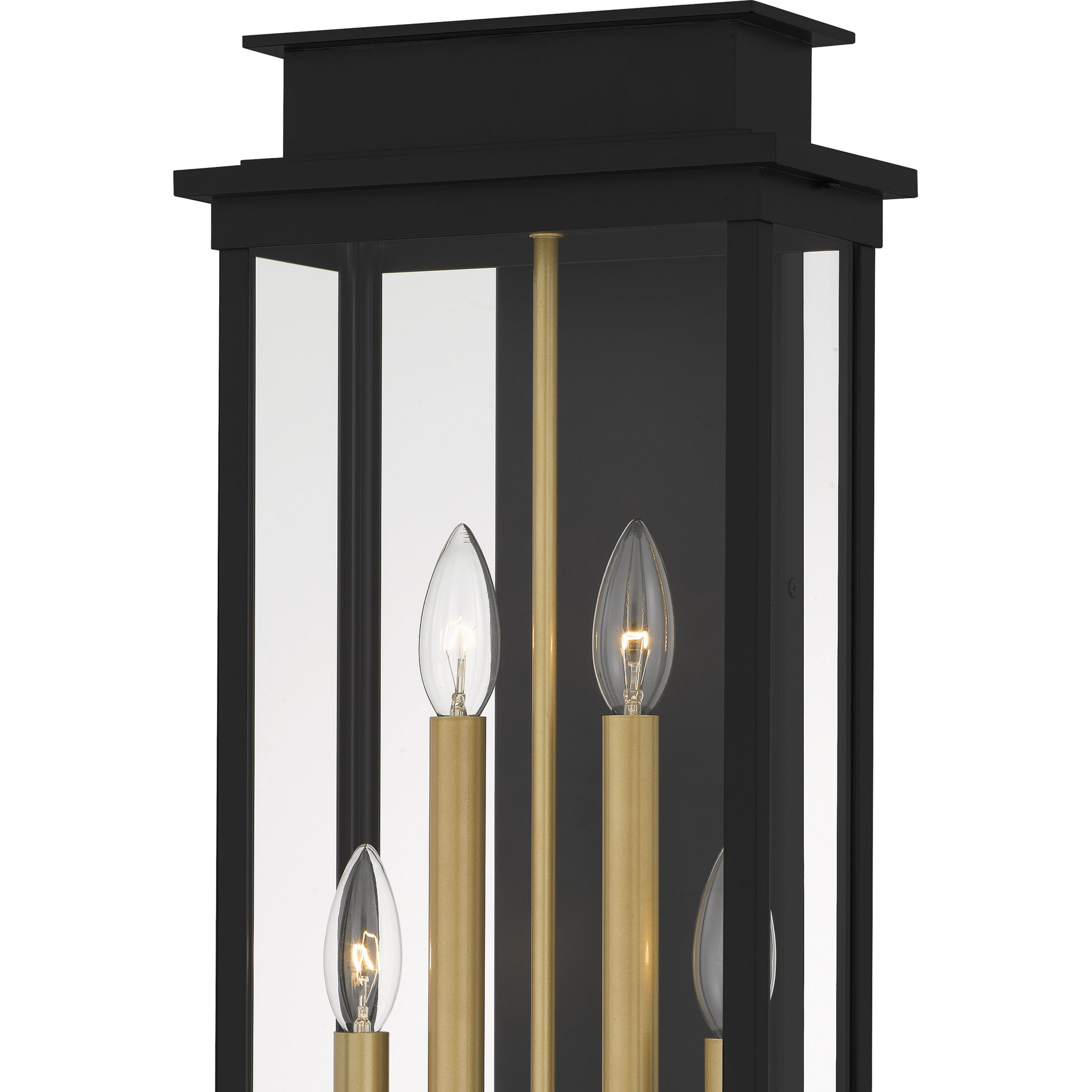 Noelle 4 Light 26 inch Matte Black Outdoor Wall Lantern, Extra Large