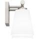 Brindley 2 Light 16 inch Brushed Nickel Bath Light Wall Light