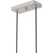 Colter LED 48 inch Brushed Nickel Island Light Ceiling Light, Large