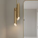 Manelis LED 5.5 inch Brushed Gold Mini Pendant Ceiling Light