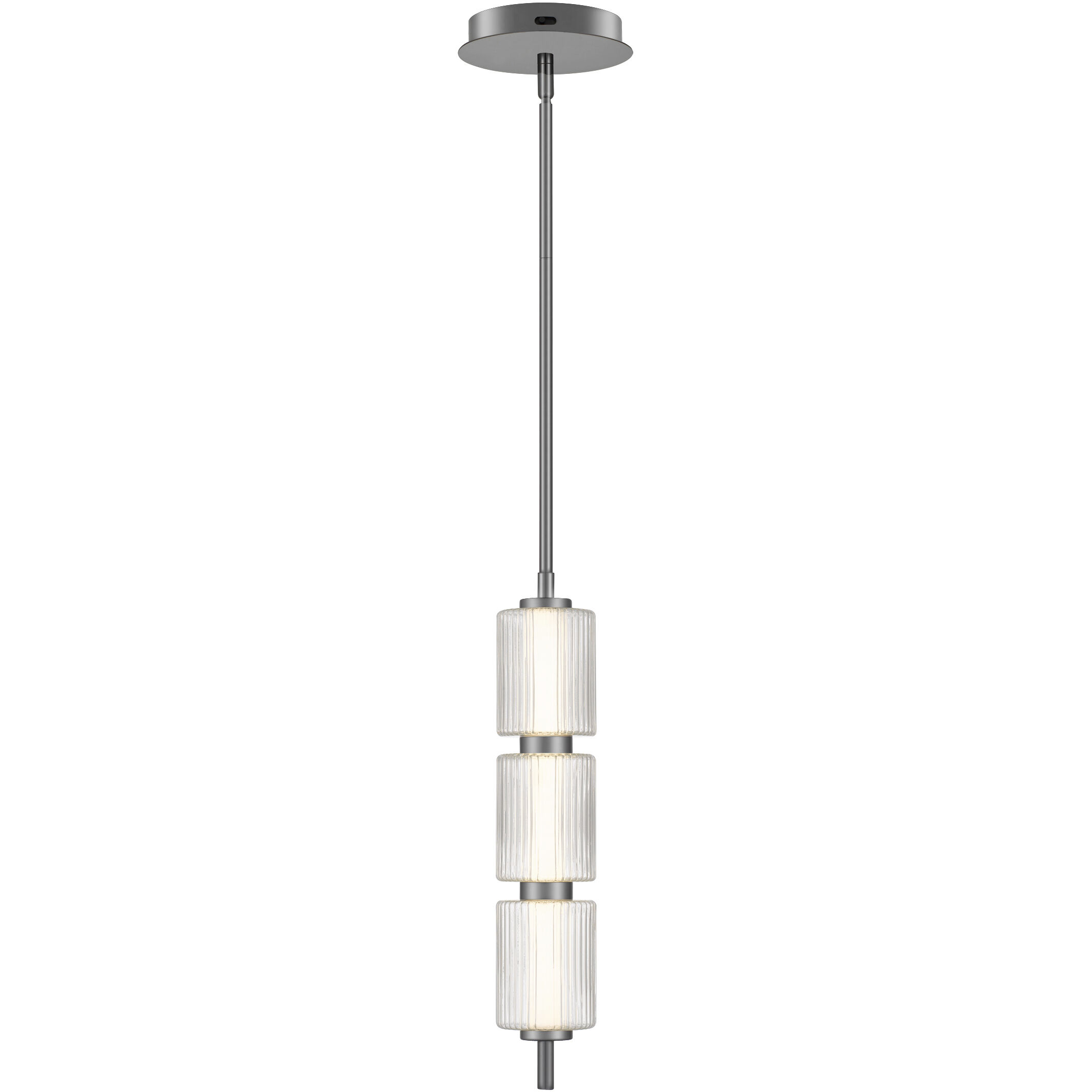 Turner LED 3.75 inch Black Chrome Mini Pendant Ceiling Light