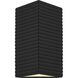 Kyler 10.25 inch Earth Black Outdoor Wall Lantern