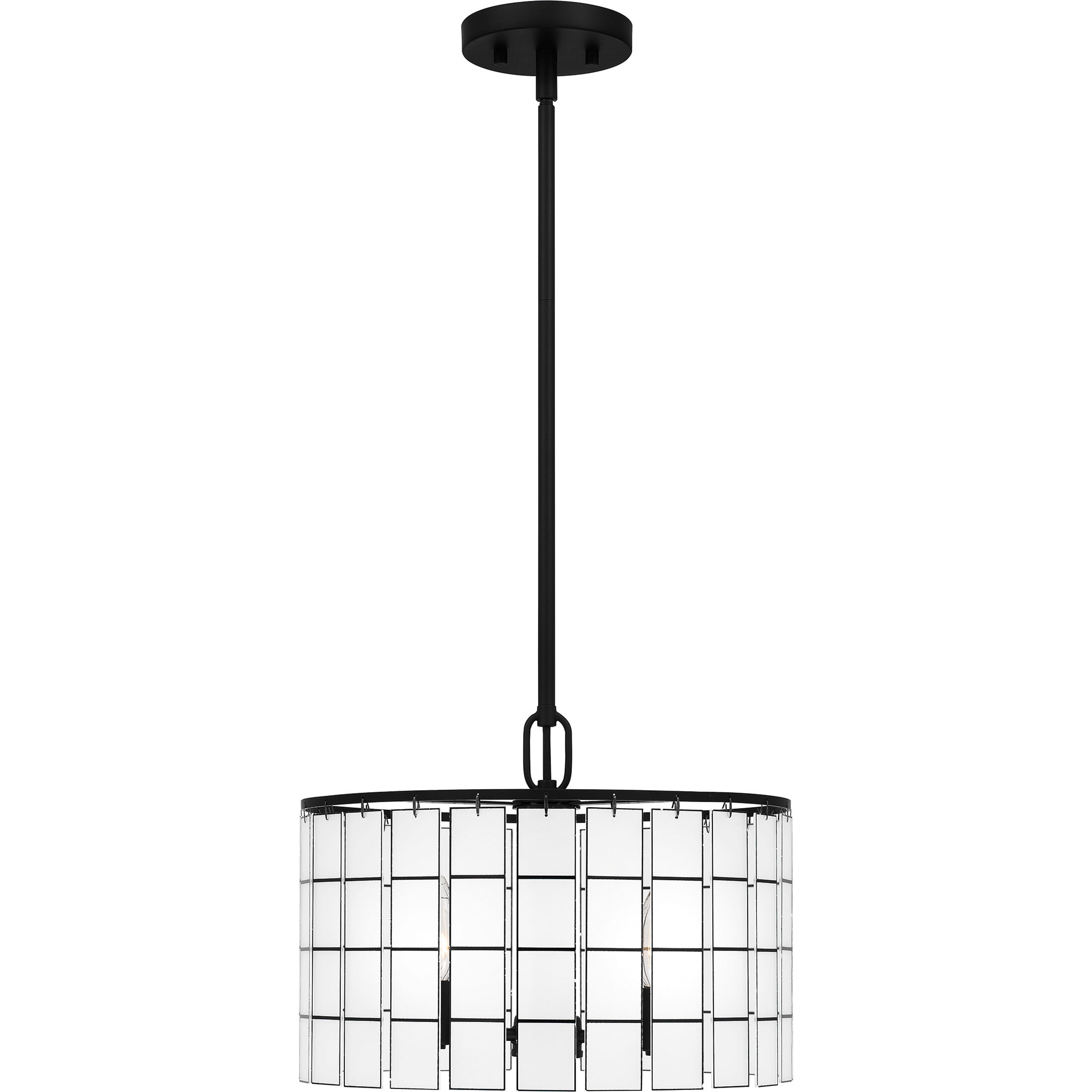 Seigler 3 Light 14 inch Matte Black Pendant Ceiling Light