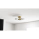 Indigo 2 Light 15.75 inch Light Gold Flush Mount Ceiling Light, Medium