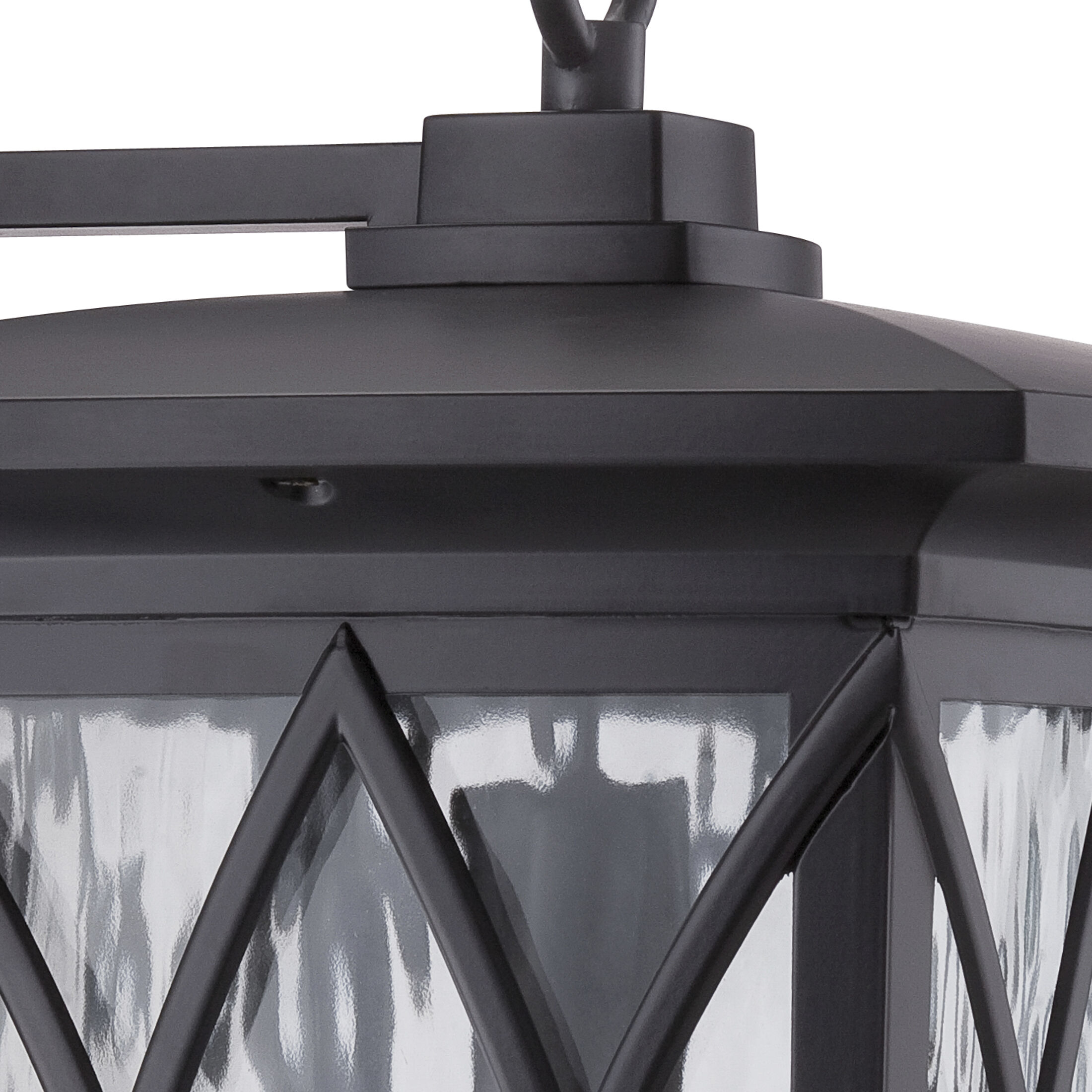 Grover 1 Light 18 inch Mystic Black Outdoor Wall Lantern